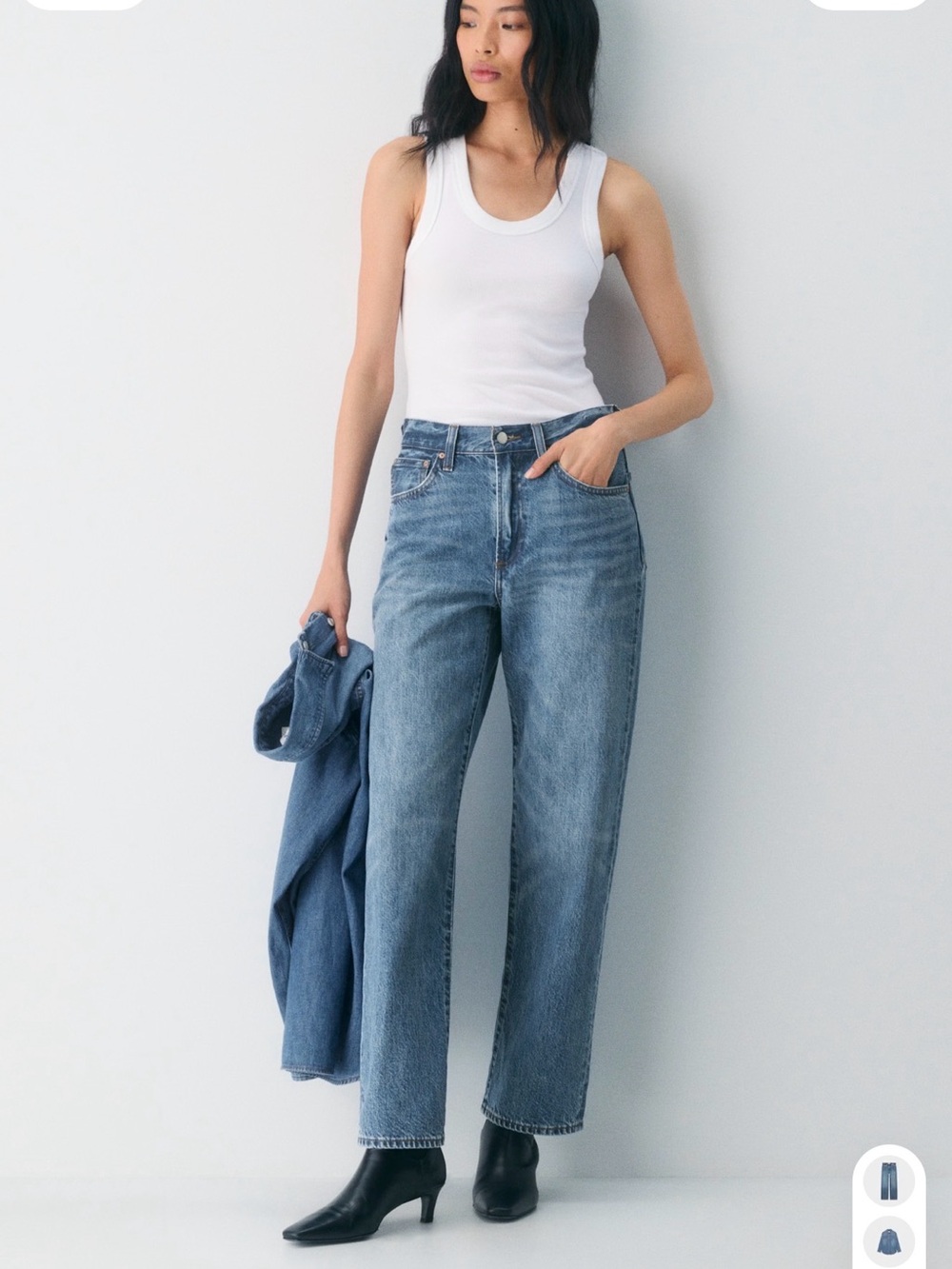 Denim Forum The 90’s Marlo Hi-Rise Baggy Jean